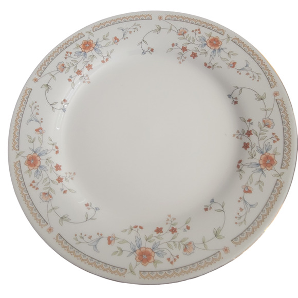 Vintage Fine Porcelain by Northridge China Bright White Floral Design Set of 2 - Picture 6 of 12